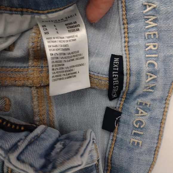 AE Next Level Super High Waisted Flare Jean - Picture 8 of 9